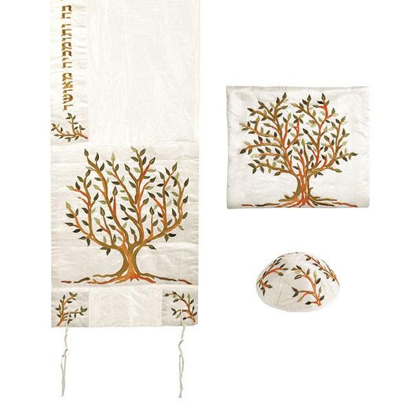 Tree of Life Tallit Set Polysilk