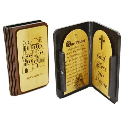 Wooden Jerusalem Prayer Book